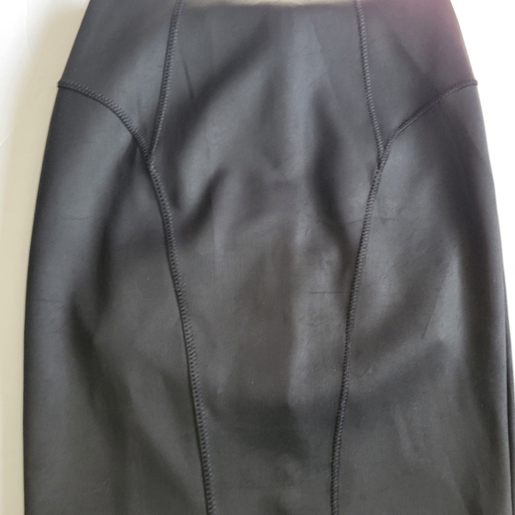 Rachel Roy Colorblock Faux Leather Dress. - Picture 11 of 13